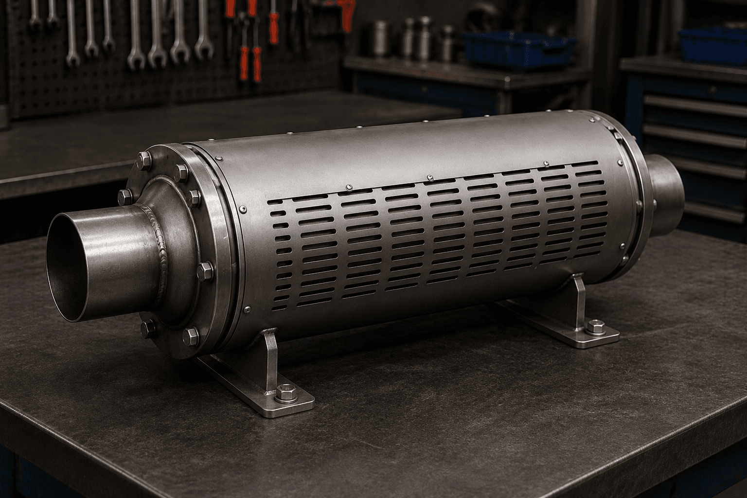 Exhaust Silencer - Industrial Grade